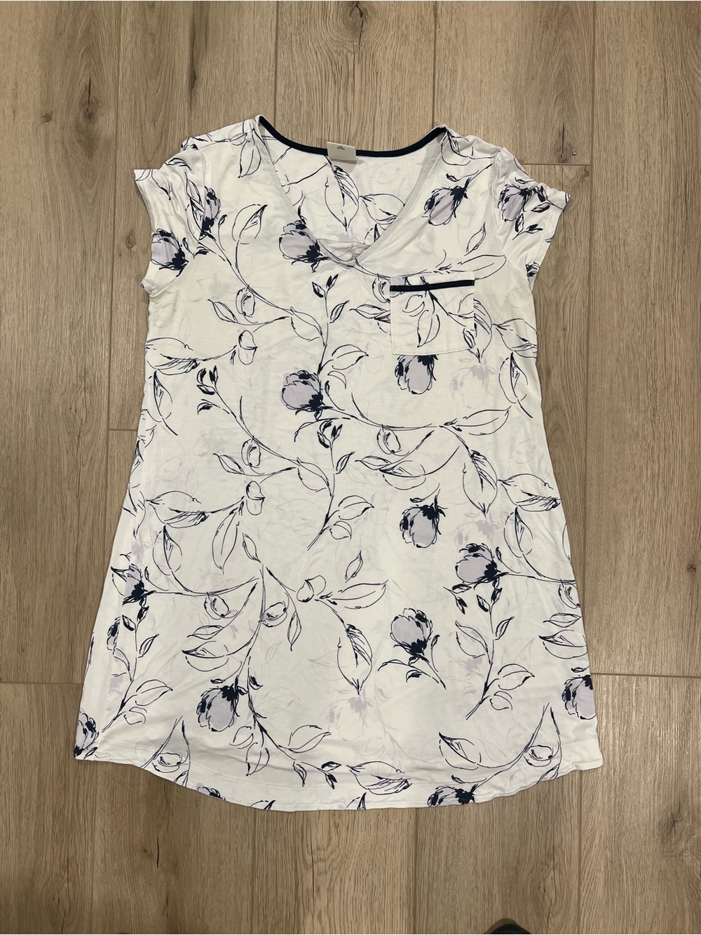Soma pajamas with Navy Floral Print